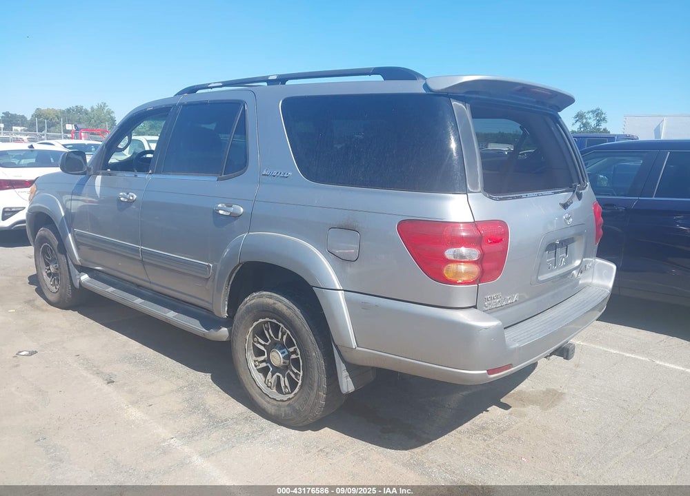 2002 TOYOTA SEQUOIA LIMITED V8 VIN: 5TDBT48A32S058348