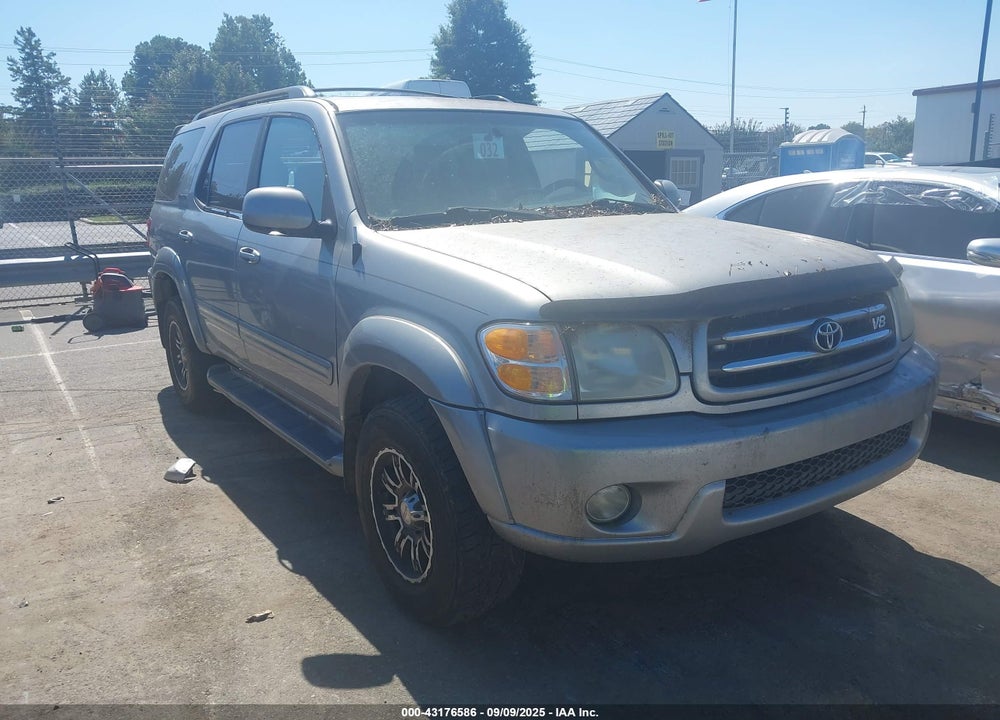 2002 TOYOTA SEQUOIA LIMITED V8 VIN: 5TDBT48A32S058348