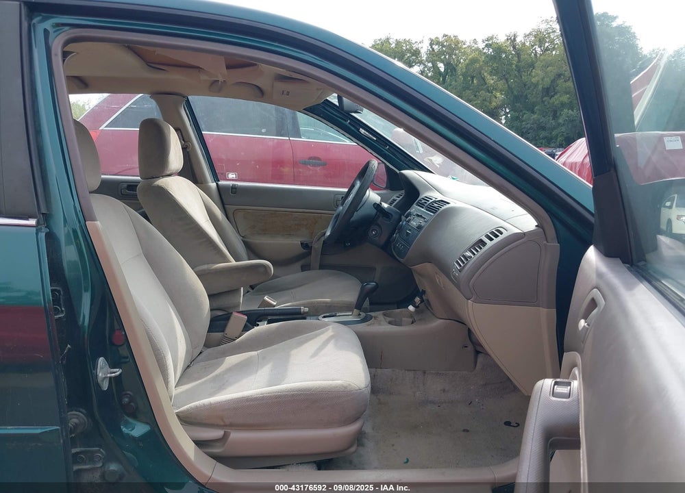 2001 HONDA CIVIC EX VIN: 1HGES267X1L054178