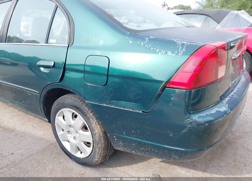 2001 HONDA CIVIC EX VIN: 1HGES267X1L054178