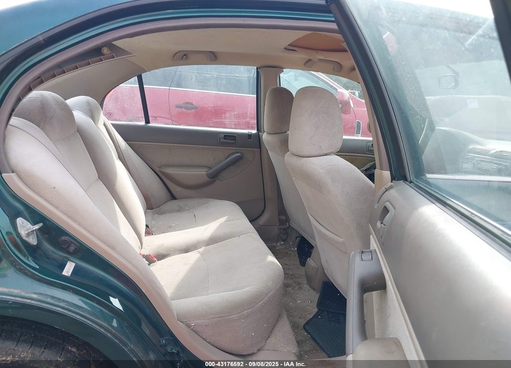 2001 HONDA CIVIC EX VIN: 1HGES267X1L054178