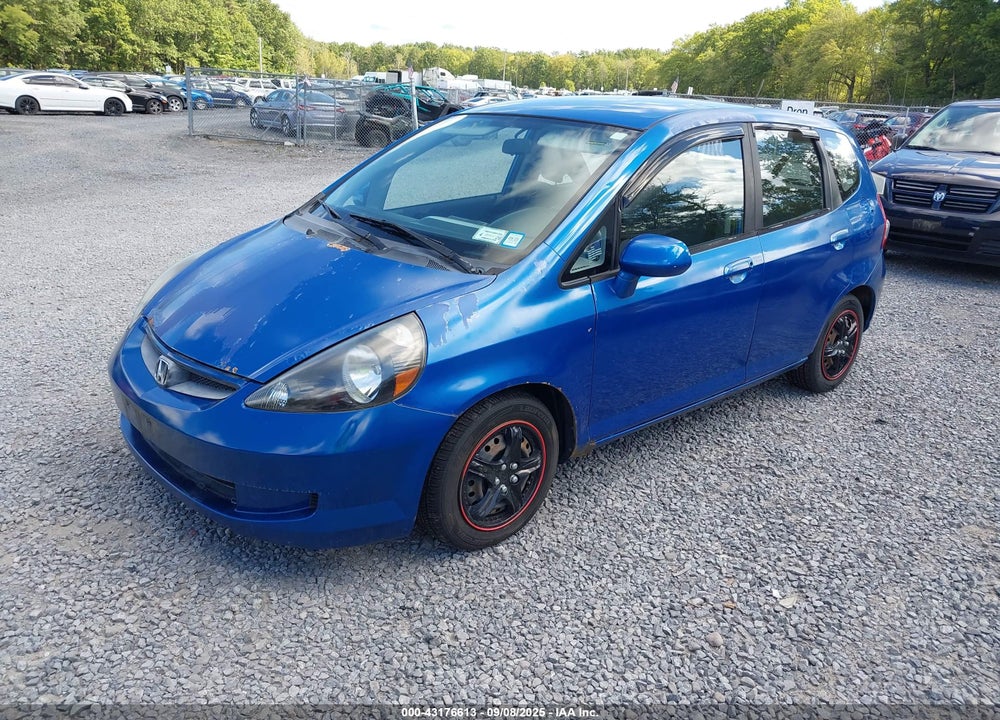 2007 HONDA FIT VIN: JHMGD38467S044836