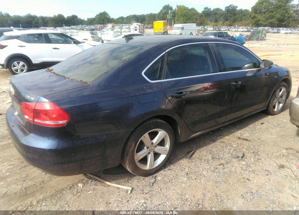2013 VOLKSWAGEN PASSAT VIN: 1VWBN7A31DC110617