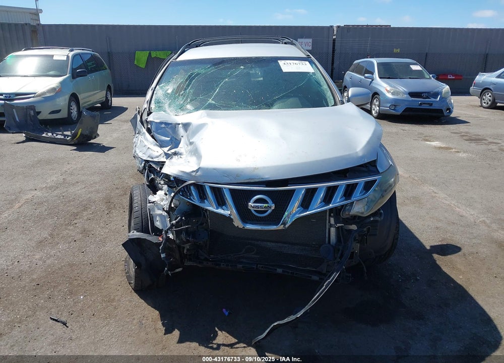 2009 NISSAN MURANO VIN: JN8AZ18U09W023526