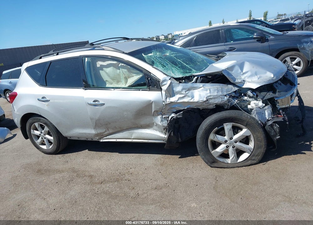 2009 NISSAN MURANO VIN: JN8AZ18U09W023526