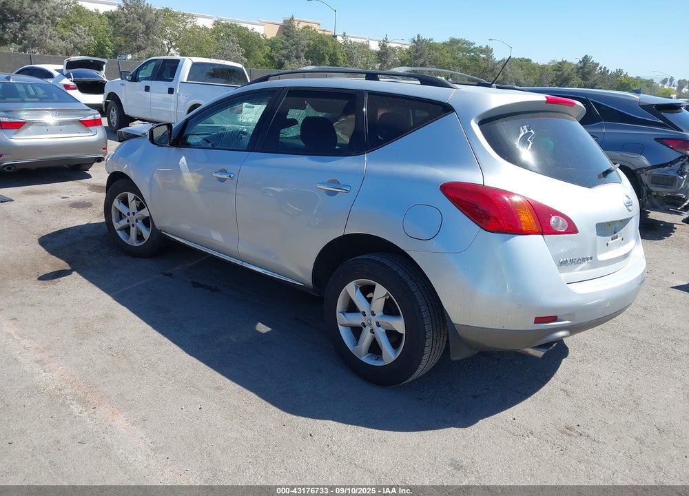 2009 NISSAN MURANO VIN: JN8AZ18U09W023526