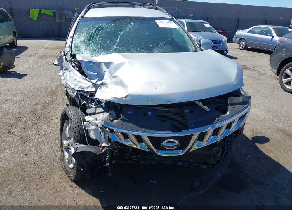 2009 NISSAN MURANO VIN: JN8AZ18U09W023526