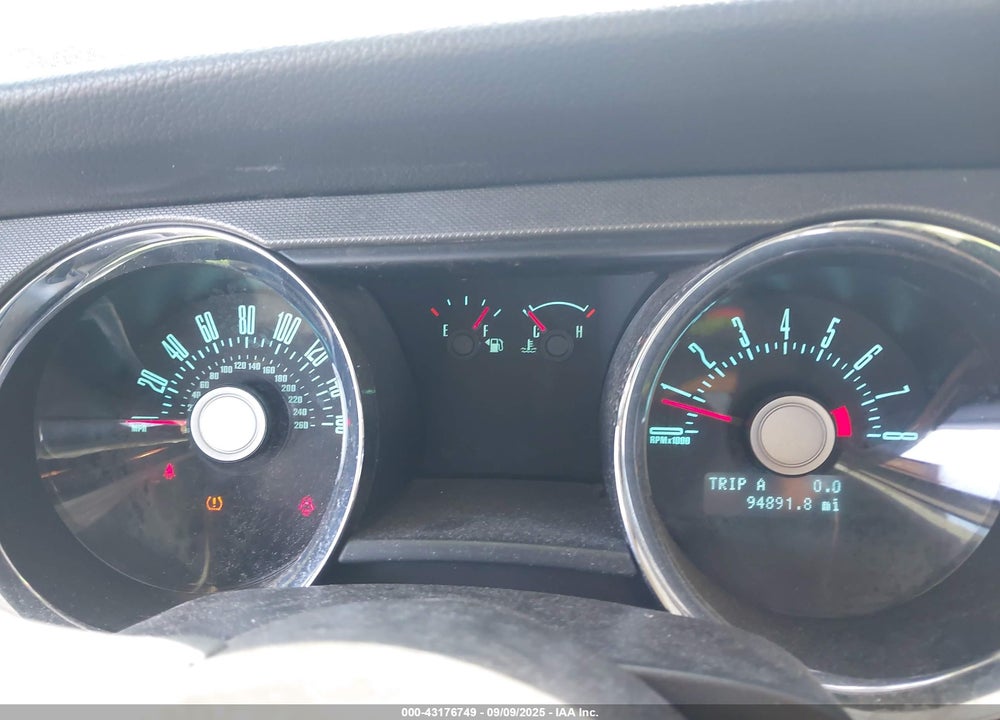 2012 FORD MUSTANG VIN: 1ZVBP8AM1C5279080