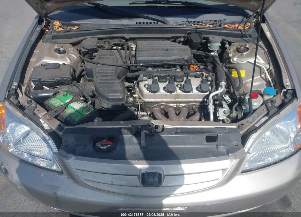 2002 HONDA CIVIC LX VIN: JHMES16572S004125