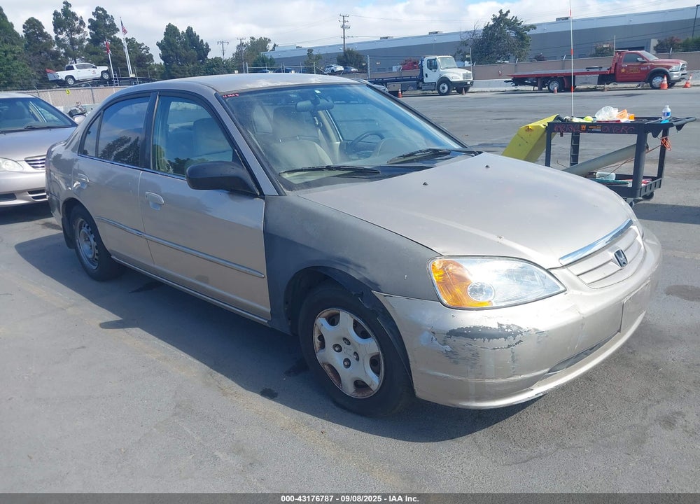 2002 HONDA CIVIC LX VIN: JHMES16572S004125