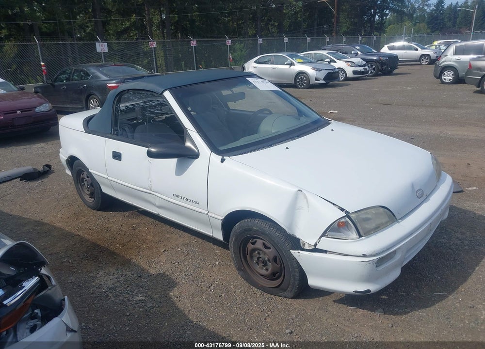 1992 GEO METRO LSI SPRINT CL VIN: JG1MR3367NK214464