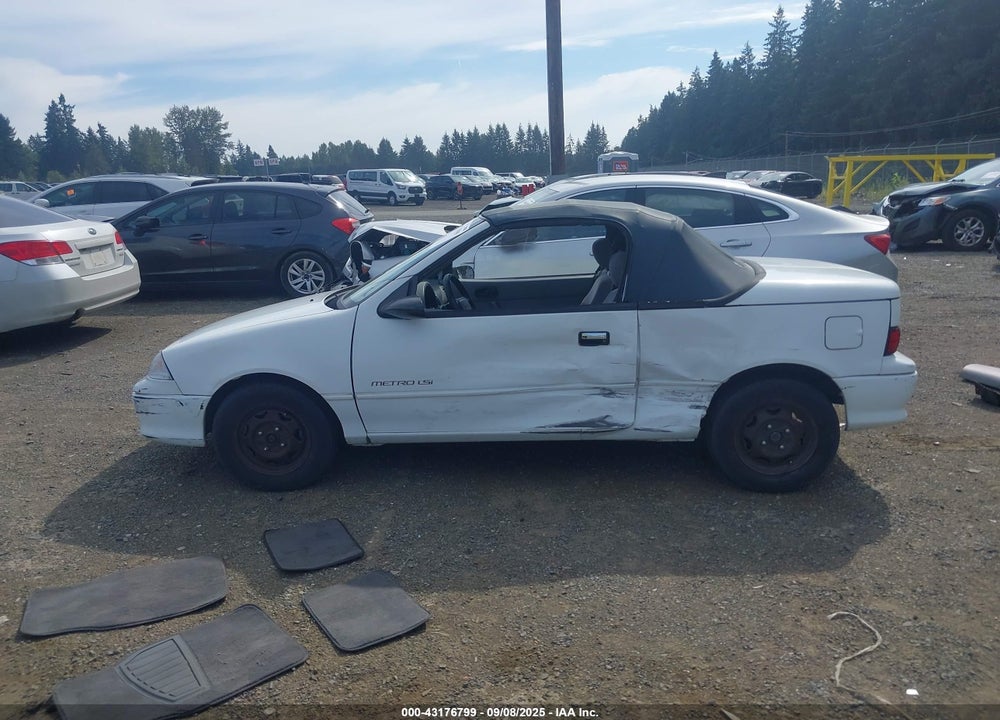 1992 GEO METRO LSI SPRINT CL VIN: JG1MR3367NK214464