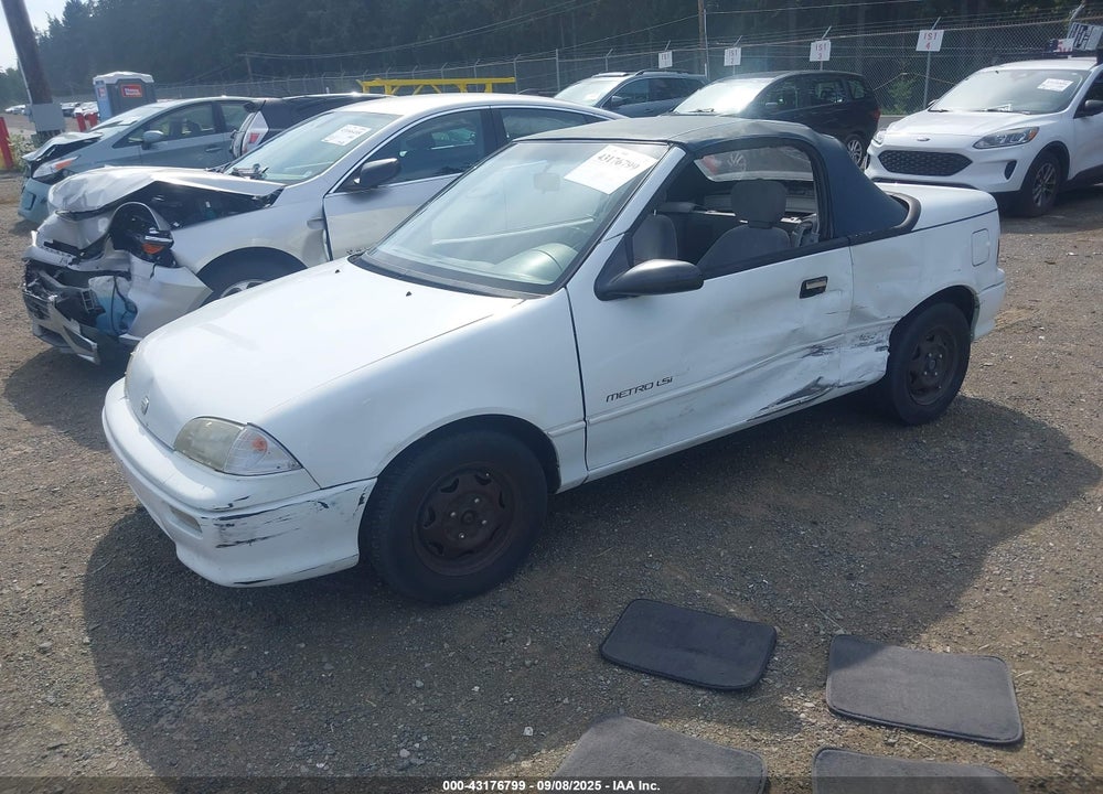1992 GEO METRO LSI SPRINT CL VIN: JG1MR3367NK214464