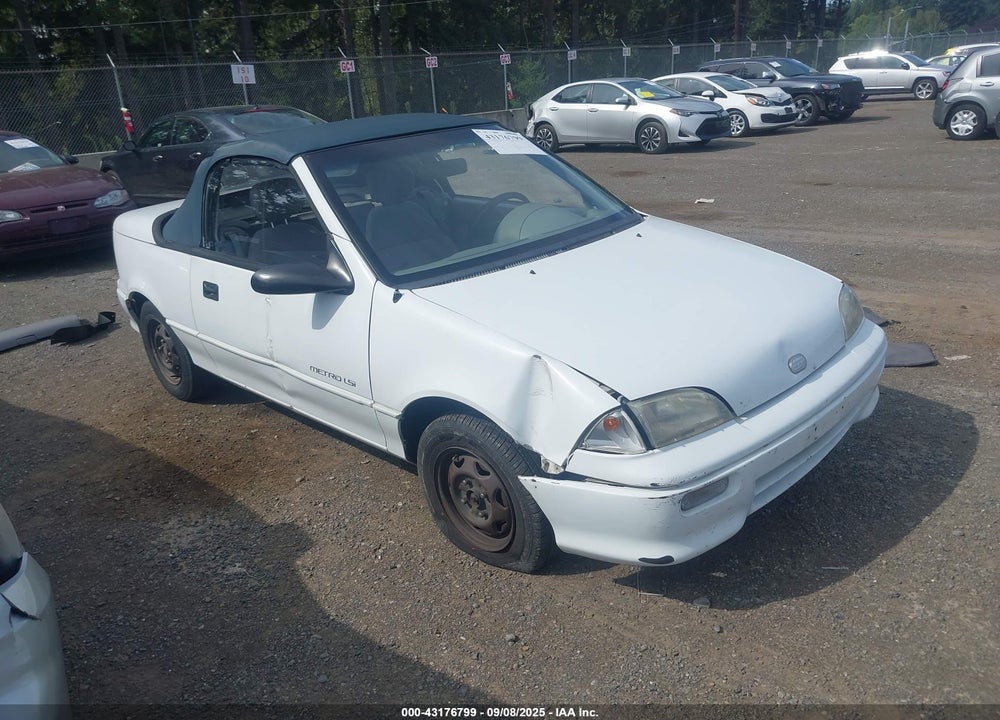 1992 GEO METRO LSI SPRINT CL VIN: JG1MR3367NK214464