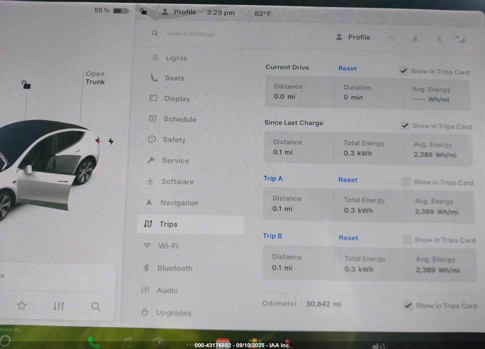 2021 TESLA MODEL Y VIN: 5YJYGDEE1MF299130