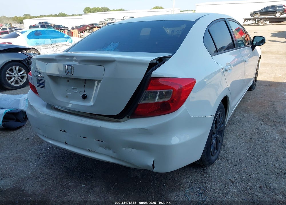 2012 HONDA CIVIC VIN: 2HGFB2F54CH323570