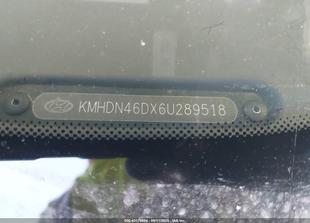 2006 HYUNDAI ELANTRA GLS/LIMITED VIN: KMHDN46DX6U289518