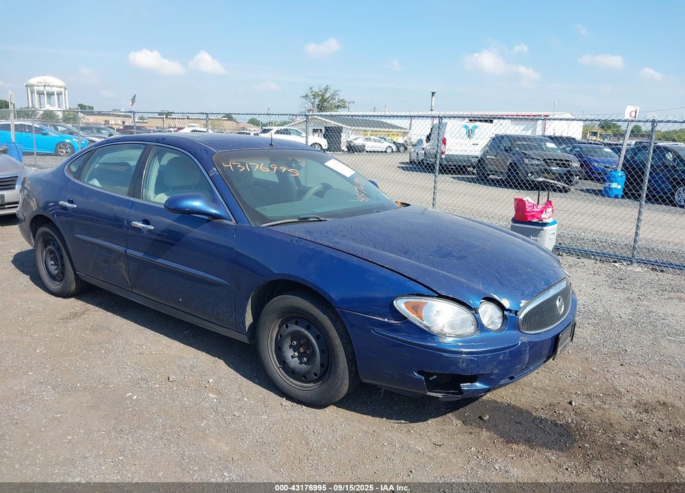 2005 BUICK LACROSSE CX VIN: 2G4WC532951339049
