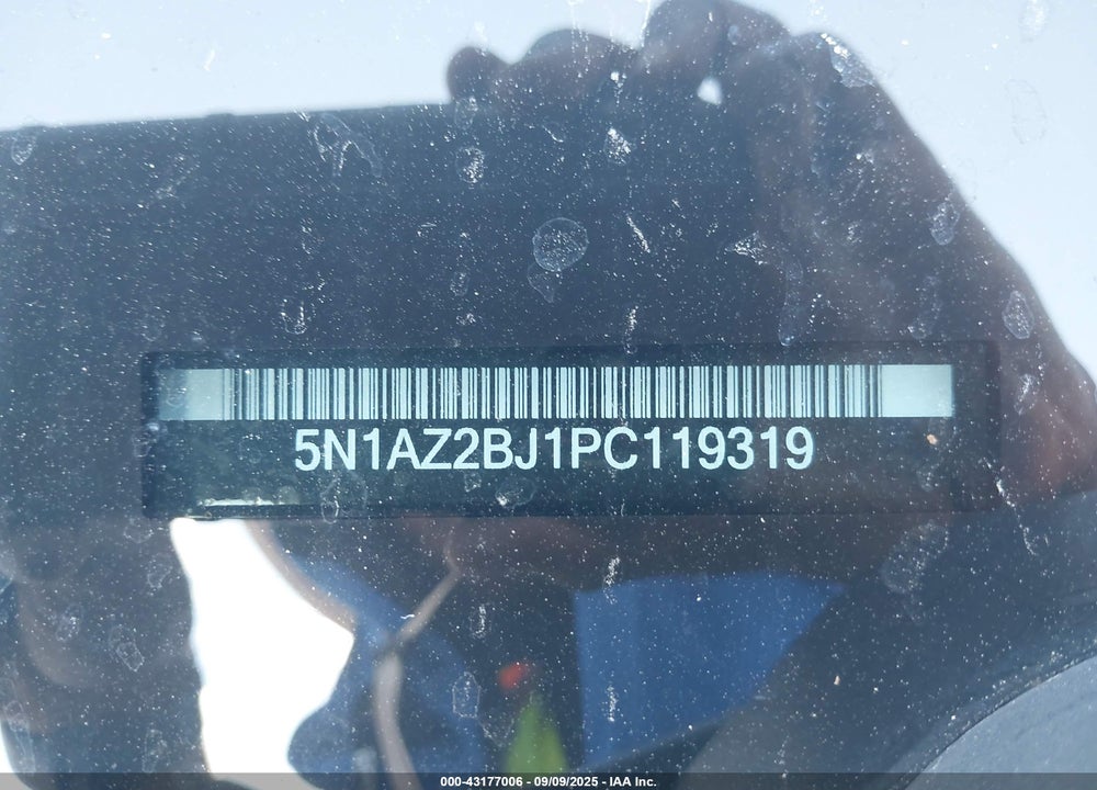 2023 NISSAN MURANO VIN: 5N1AZ2BJ1PC119319