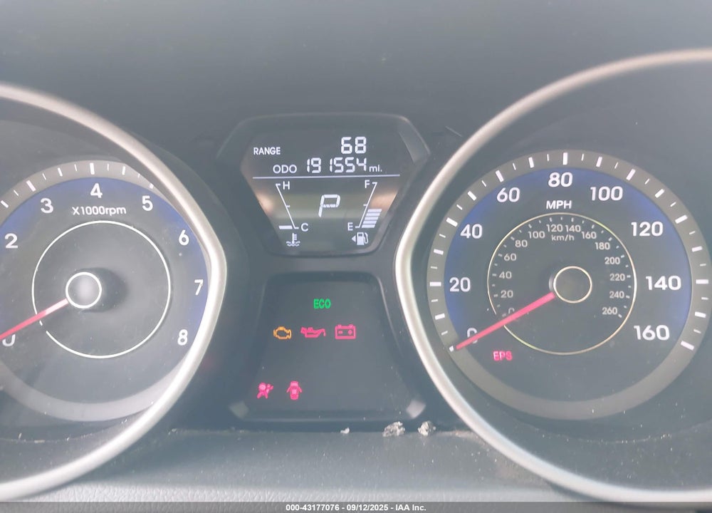 2013 HYUNDAI ELANTRA GLS VIN: KMHDH4AE6DU620986
