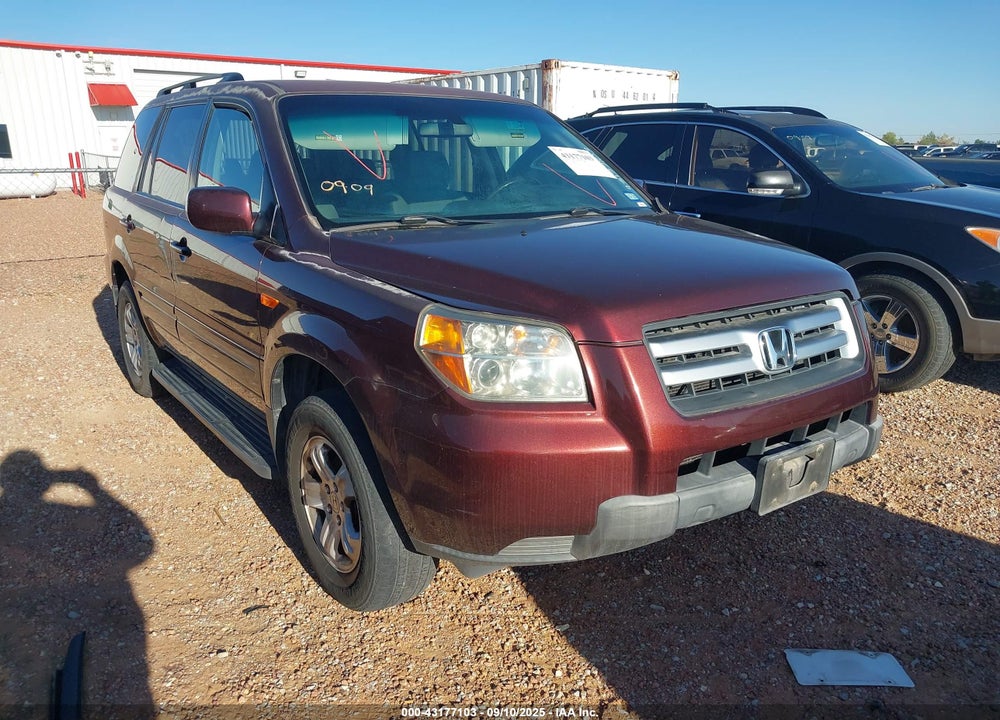 2008 HONDA PILOT VP VIN: 5FNYF28208B028168