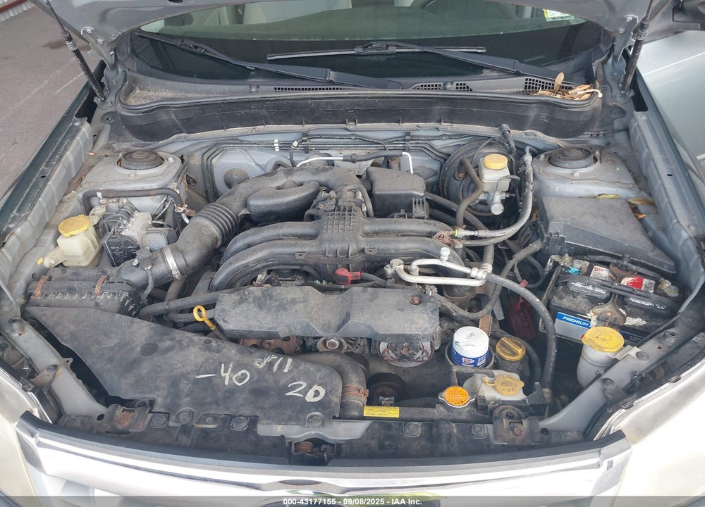 2011 SUBARU FORESTER 2.5X VIN: JF2SHABCXBH701794