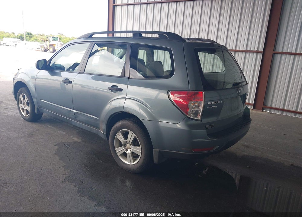 2011 SUBARU FORESTER 2.5X VIN: JF2SHABCXBH701794