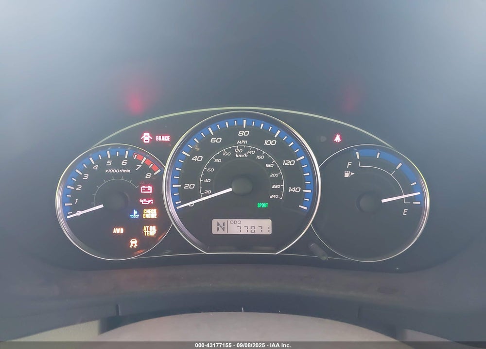2011 SUBARU FORESTER 2.5X VIN: JF2SHABCXBH701794