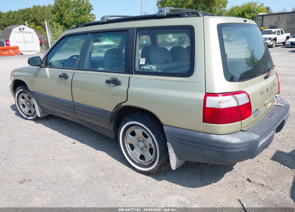 2001 SUBARU FORESTER L VIN: JF1SF63511H766460