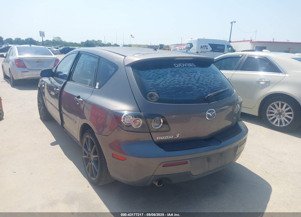 2008 MAZDA 3 S GRAND TOURING VIN: JM1BK343681823272