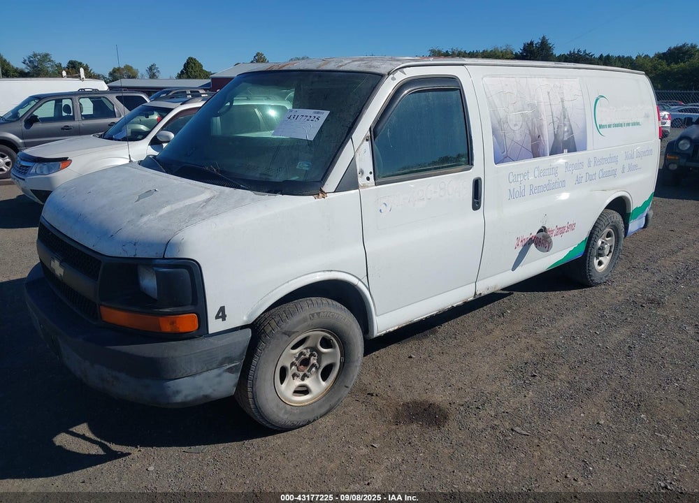 2007 CHEVROLET EXPRESS WORK VAN VIN: 1GCFG15X971160335
