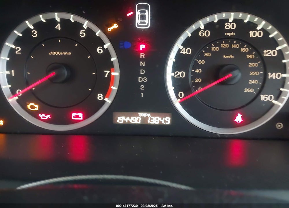 2010 HONDA ACCORD 2.4 LX VIN: 1HGCP2F38AA020838