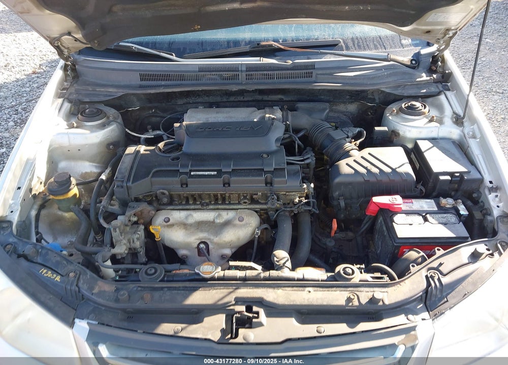 2008 KIA SPECTRA EX VIN: KNAFE121485533519