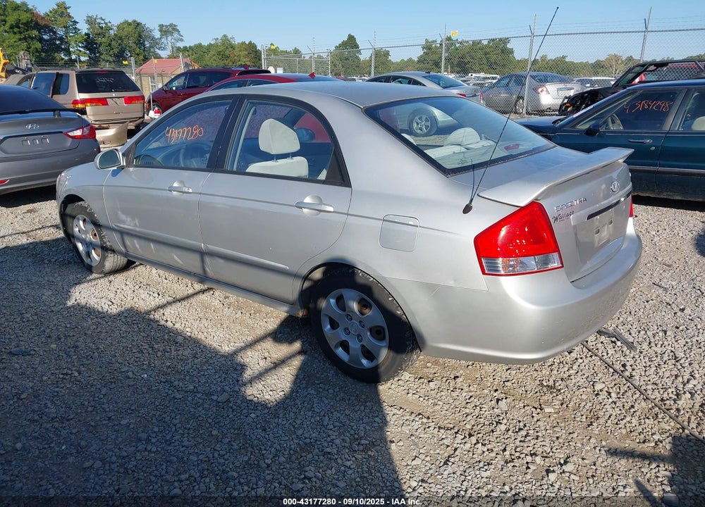 2008 KIA SPECTRA EX VIN: KNAFE121485533519