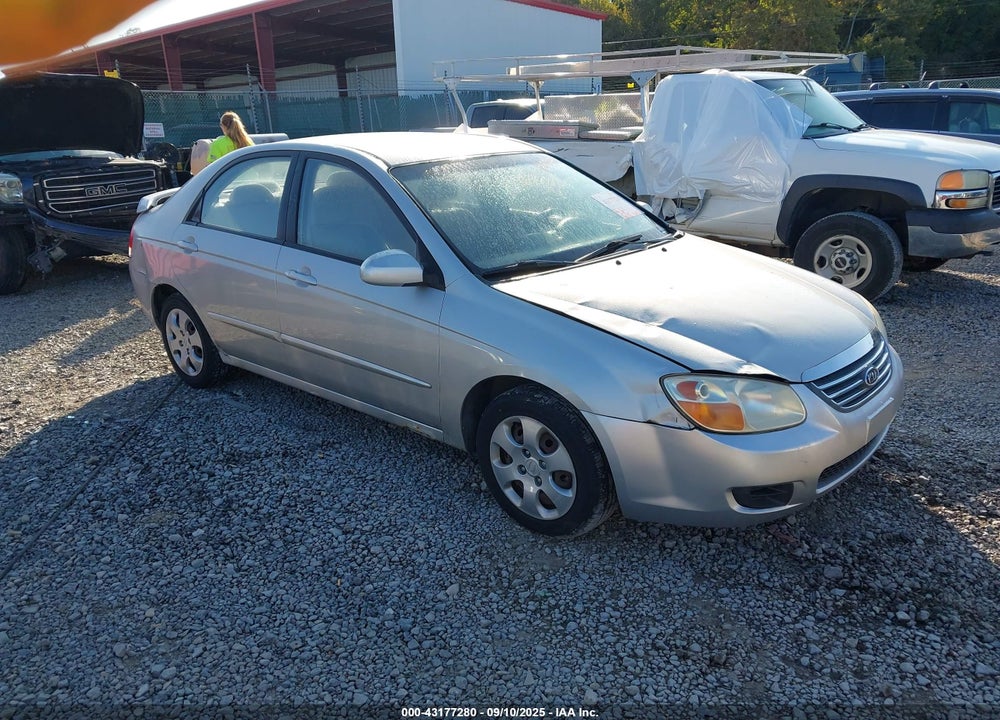 2008 KIA SPECTRA EX VIN: KNAFE121485533519