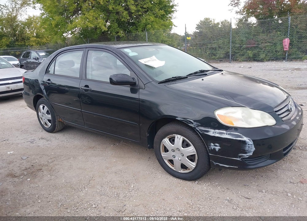 2003 TOYOTA COROLLA LE VIN: JTDBR32E930043068