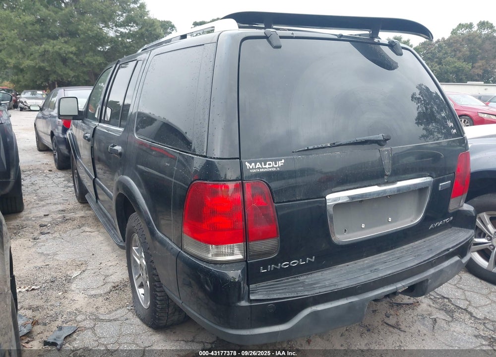2003 LINCOLN AVIATOR VIN: 5LMEU78H13ZJ44632