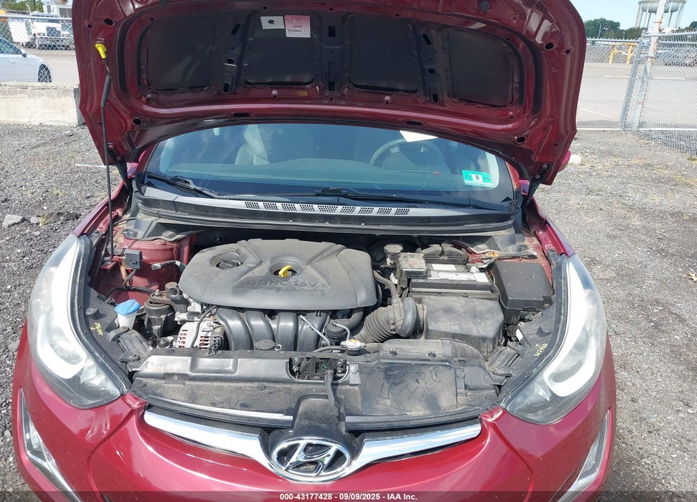 2015 HYUNDAI ELANTRA VIN: 5NPDH4AE9FH556475
