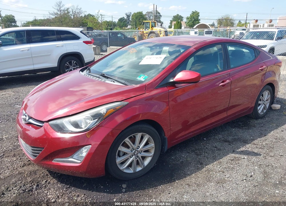 2015 HYUNDAI ELANTRA VIN: 5NPDH4AE9FH556475