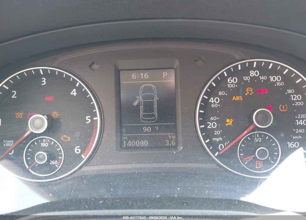 2013 VOLKSWAGEN PASSAT VIN: 1VWBN7A33DC107380