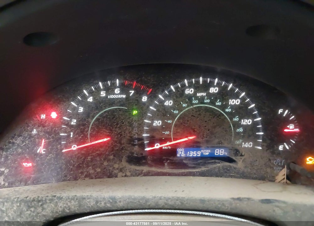 2008 TOYOTA CAMRY LE VIN: 4T1BE46K78U783439