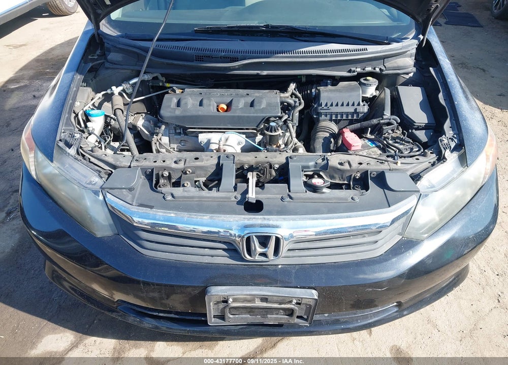 2012 HONDA CIVIC VIN: 2HGFB2F54CH591406