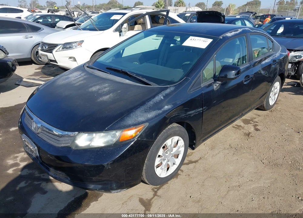 2012 HONDA CIVIC VIN: 2HGFB2F54CH591406