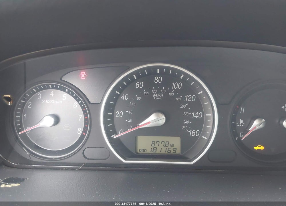 2006 HYUNDAI SONATA GLS V6/LX V6 VIN: 5NPEU46F06H031211