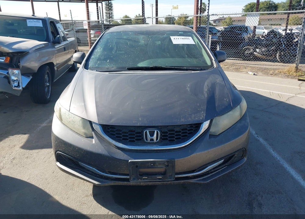 2013 HONDA CIVIC LX VIN: 19XFB2F52DE247312