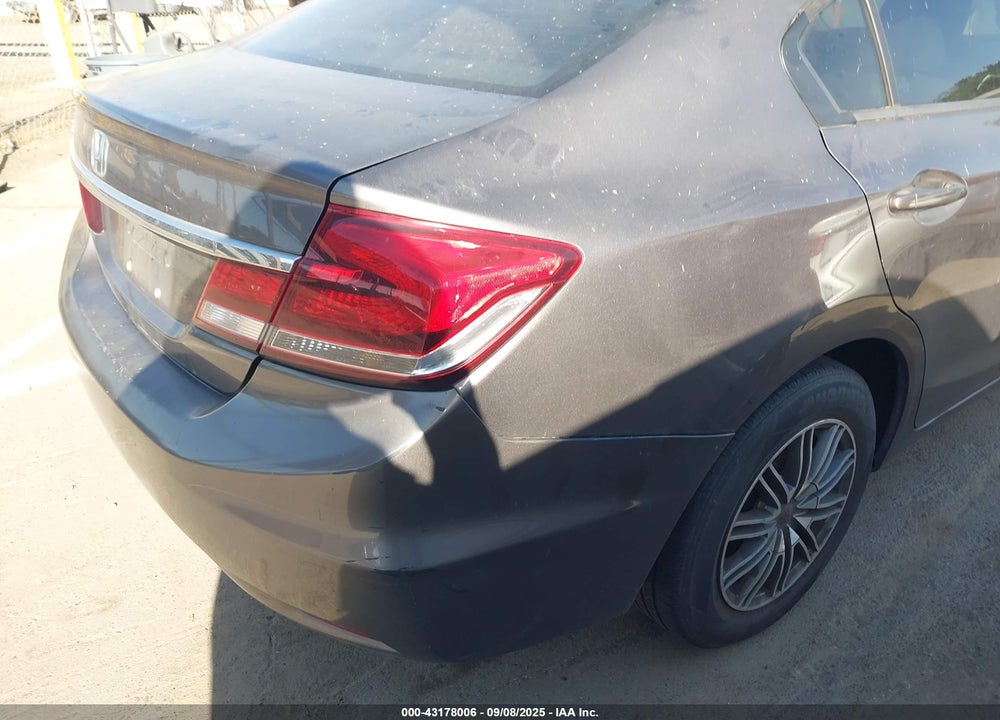 2013 HONDA CIVIC LX VIN: 19XFB2F52DE247312