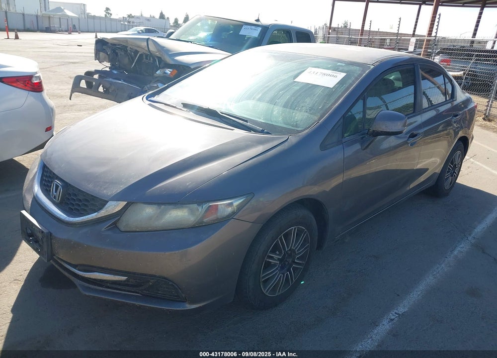 2013 HONDA CIVIC LX VIN: 19XFB2F52DE247312