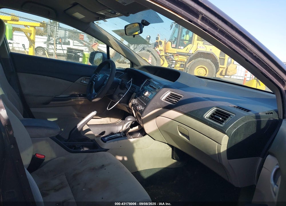 2013 HONDA CIVIC LX VIN: 19XFB2F52DE247312