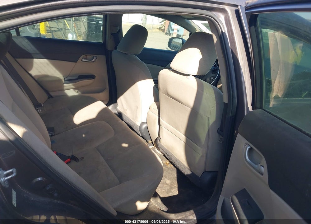 2013 HONDA CIVIC LX VIN: 19XFB2F52DE247312