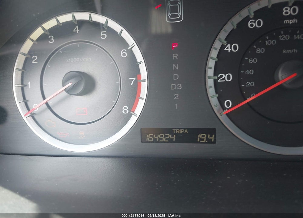2012 HONDA ACCORD VIN: 1HGCP3F81CA031491